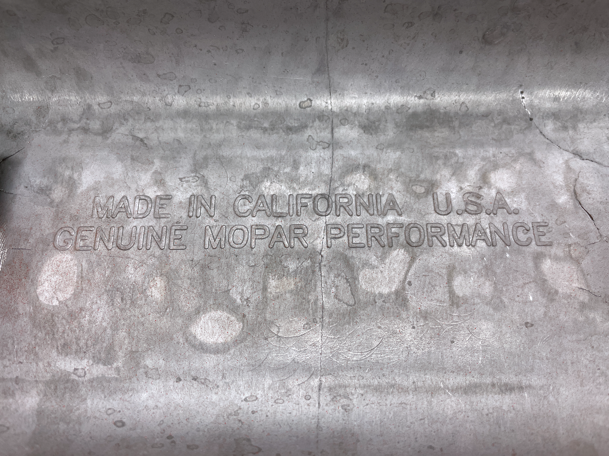 Mopar 383, 400, 440 Valve Covers | Die Cast Aluminum - Mopar Performance Logo | Orange Powder Coat