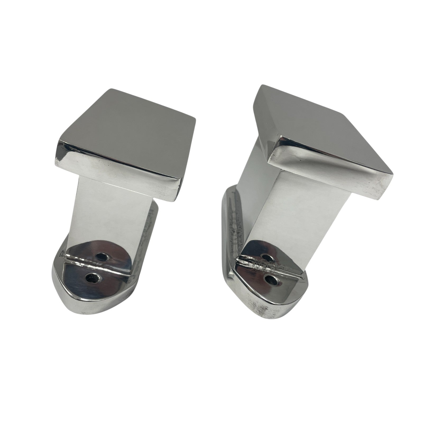 HEMI Breather Set - Tall | Billet Aluminum - Hand Fabricated | Polished Finish