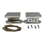 HEMI Breather Set - Short | Billet Aluminum - Hand Fabricated | Polished Finish