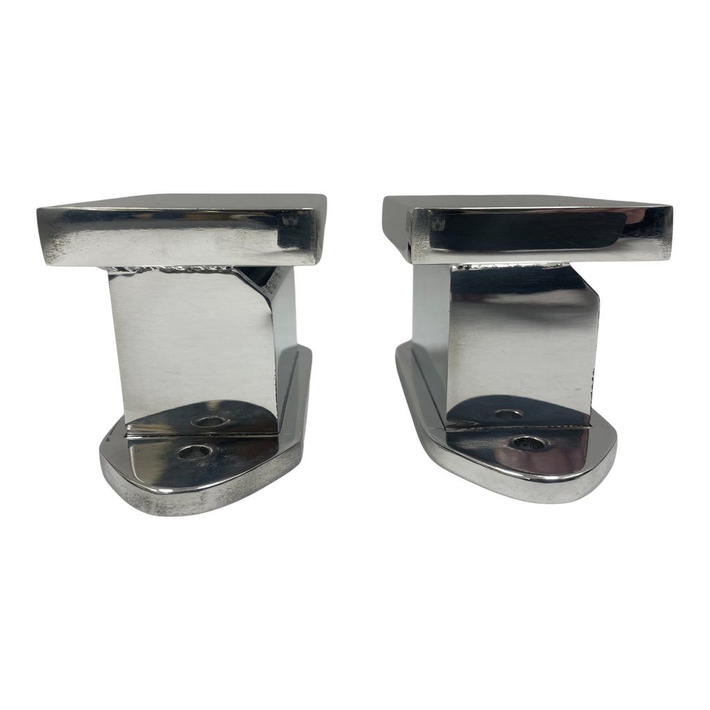 HEMI Breather Set - Short | Billet Aluminum - Hand Fabricated | Polished Finish