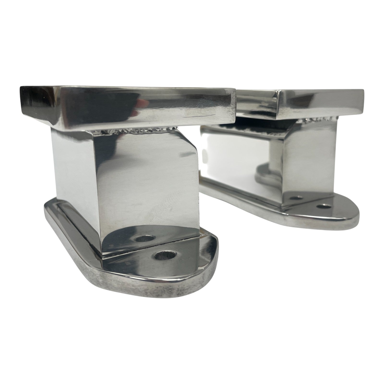 HEMI Breather Set - Short | Billet Aluminum - Hand Fabricated | Polished Finish