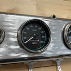 Big Block Chevy Valve Cover Coat Rack | 4-Gauge Design - Die Cast Aluminum | Polished Valve Cover & Black Gauges