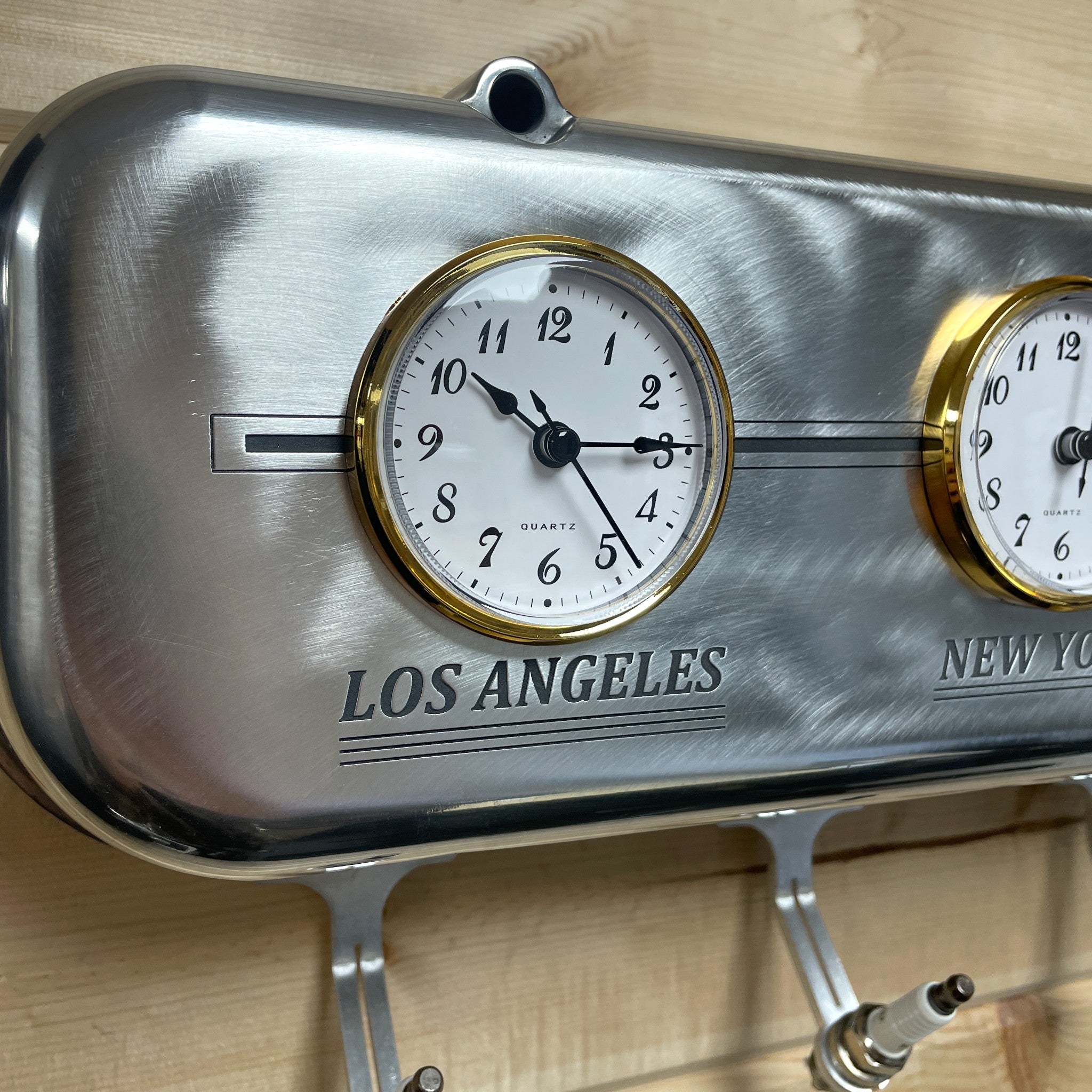 Big Block Chevy Valve Cover Coat Rack | Die Cast Aluminum - 4-Zone Clock | Margaritaville Clock - NOS Originals Logo