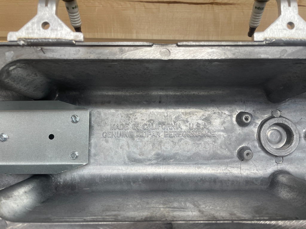 Mopar 383, 400, 440 Valve Cover Coat Rack | Die Cast Aluminum - Mopar Performance Logo | Black Powder Coat