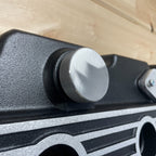 HEMI Valve Cover Coat Rack | Die Cast Aluminum - 4 Spark Plug Hook | Black Powder Coat