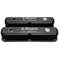 Mopar Performance 318, 340, 360 Valve Covers | Die Cast Aluminum - Mopar Performance Logo | Black Powder Coat