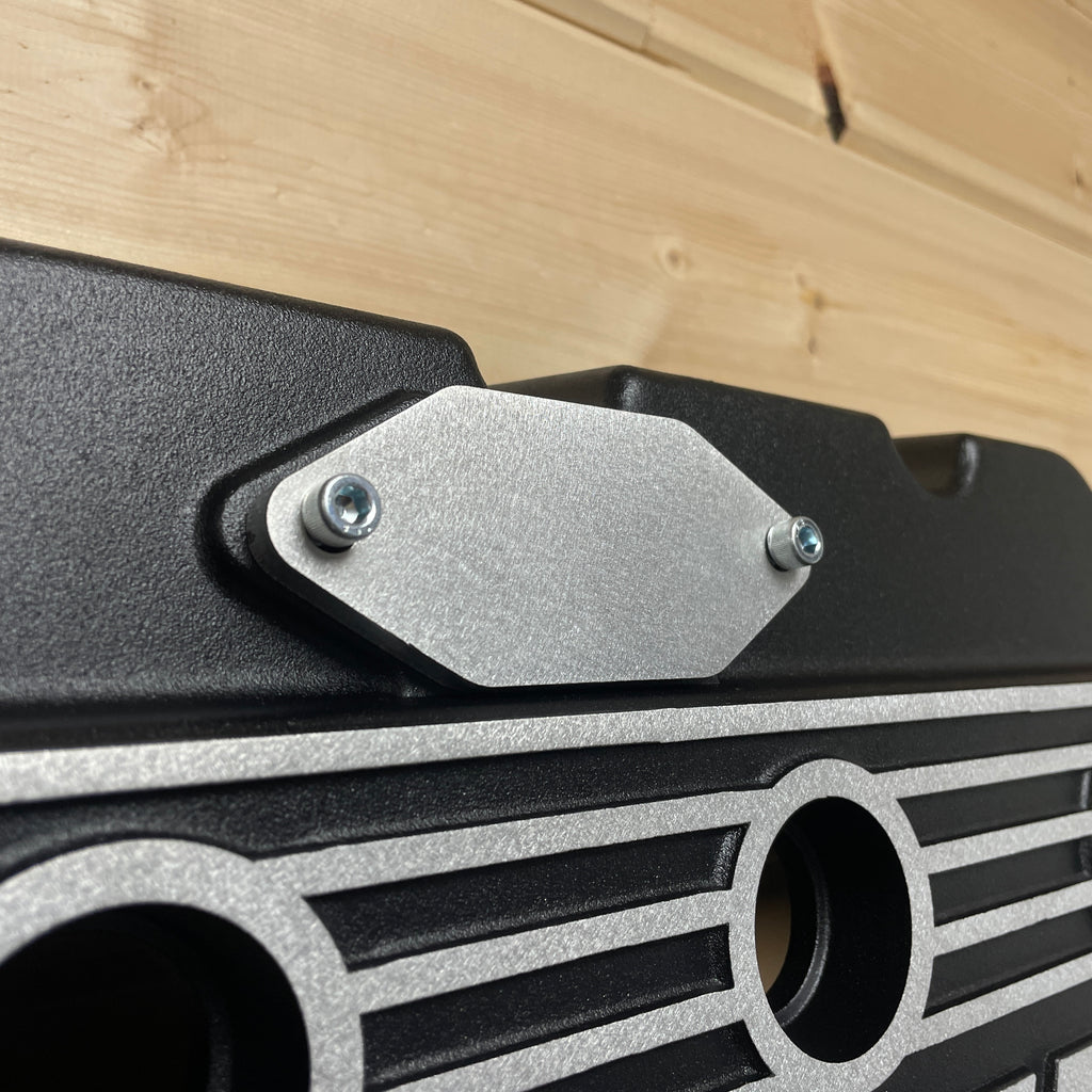 HEMI Valve Cover Coat Rack | Die Cast Aluminum - 4 Spark Plug Hook | Black Powder Coat