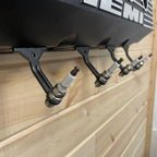 HEMI Valve Cover Coat Rack | Die Cast Aluminum - 4 Spark Plug Hook | Black Powder Coat