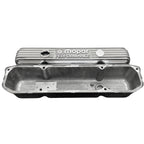 Mopar 383, 400, 400 Valve Covers | Die Cast Aluminum - Mopar Performance Logo | Polished Finish