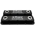 Mopar Performance 5.2L/5.9L Magnum Valve Covers | Die Cast Aluminum - Mopar Magnum Logo | Black Powder Coat