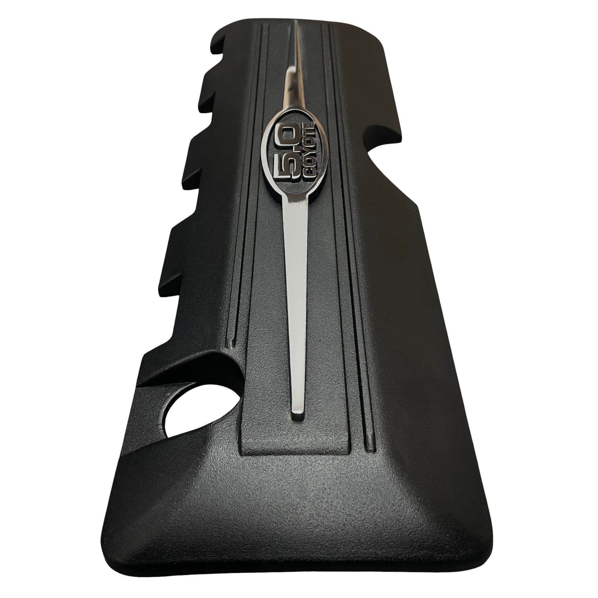 2011-2017 Ford Mustang 5.0L GT Coil Covers | 5.0 Coyote Logo - Die Cast Aluminum | Black Powder Coat