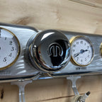 Mopar 383, 400, 440 Valve Cover Coat Rack | Die Cast Aluminum - 4-Zone Clock | Polished Aluminum
