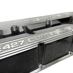 Ford Racing Small Block Valve Covers | Die Cast Aluminum - 427 Cobra Ford Racing Logo | Polished Finish