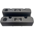Ford Racing Cleveland Valve Covers | Die Cast Aluminum - Ford Racing Logo | Black Powder Coat