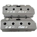 Mopar HEMI Valve Covers | Die Cast Aluminum - HEMI Logo | Sandblast