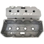 Mopar HEMI Valve Covers | Die Cast Aluminum - HEMI Logo | Sandblast
